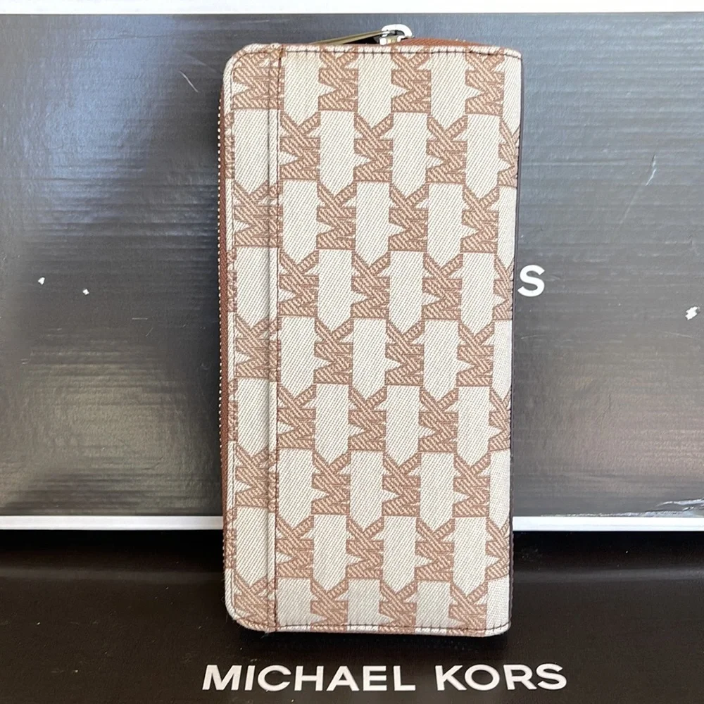 Michael Kors Men’s Women’s Cooper Tech Zip Around Continental Wallet NWT